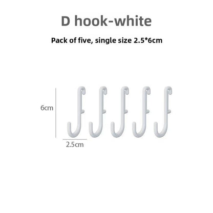Modular Perforated Wall Storage Organizer with Hooks and Boxes