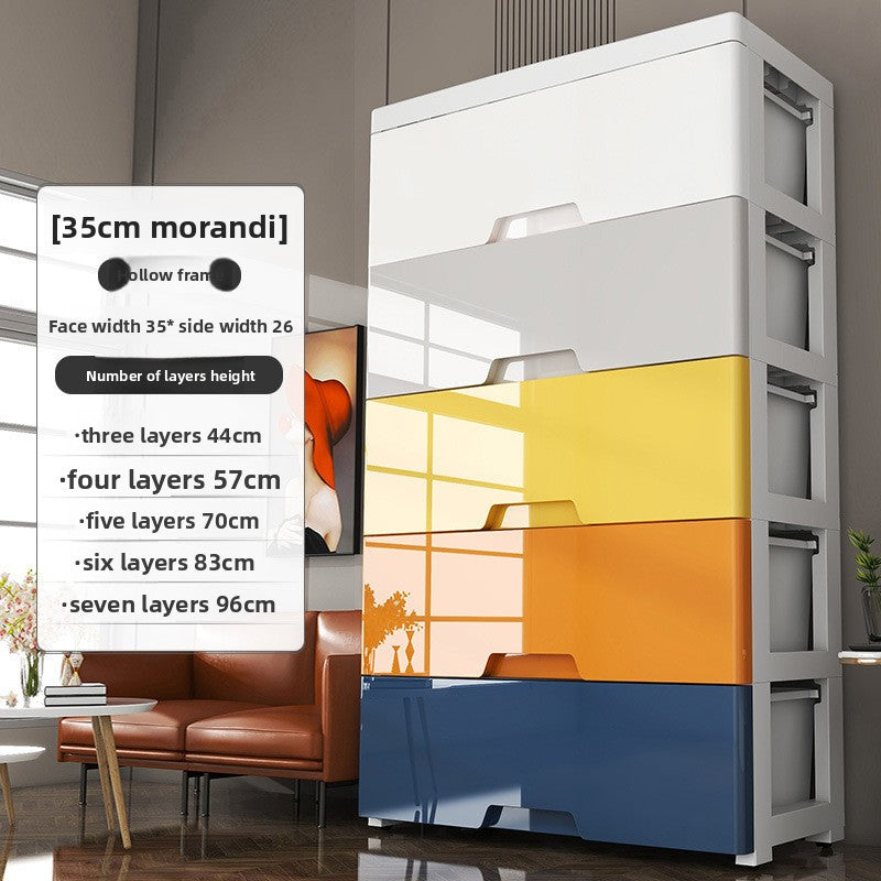 Modular Plastic Drawer Storage Cabinet