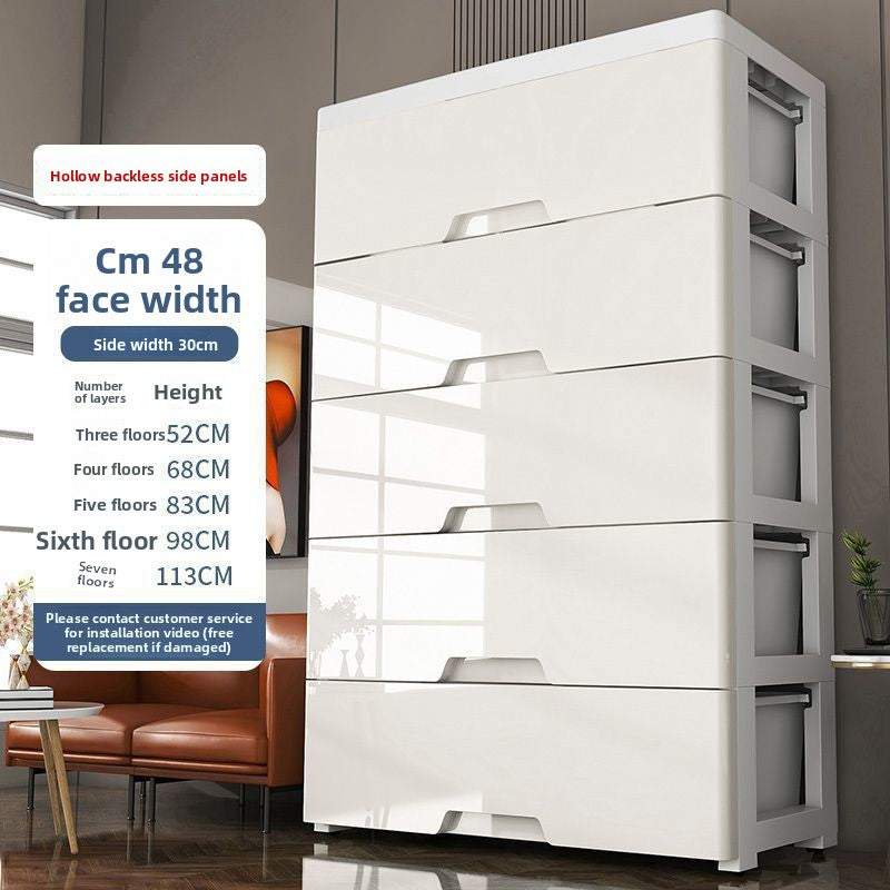 Modular Plastic Drawer Storage Cabinet