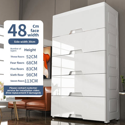 Modular Plastic Drawer Storage Cabinet