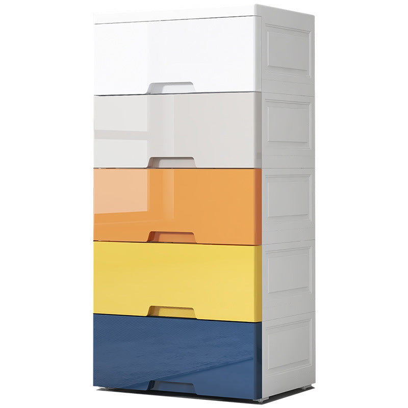 Modular Plastic Drawer Storage Cabinet