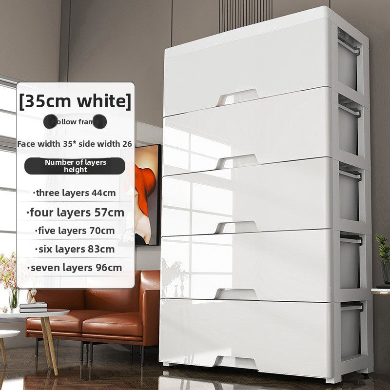 Modular Plastic Drawer Storage Cabinet