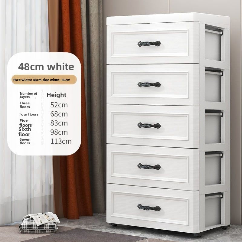 Modular Plastic Drawer Storage Cabinet