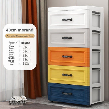 Modular Plastic Drawer Storage Cabinet