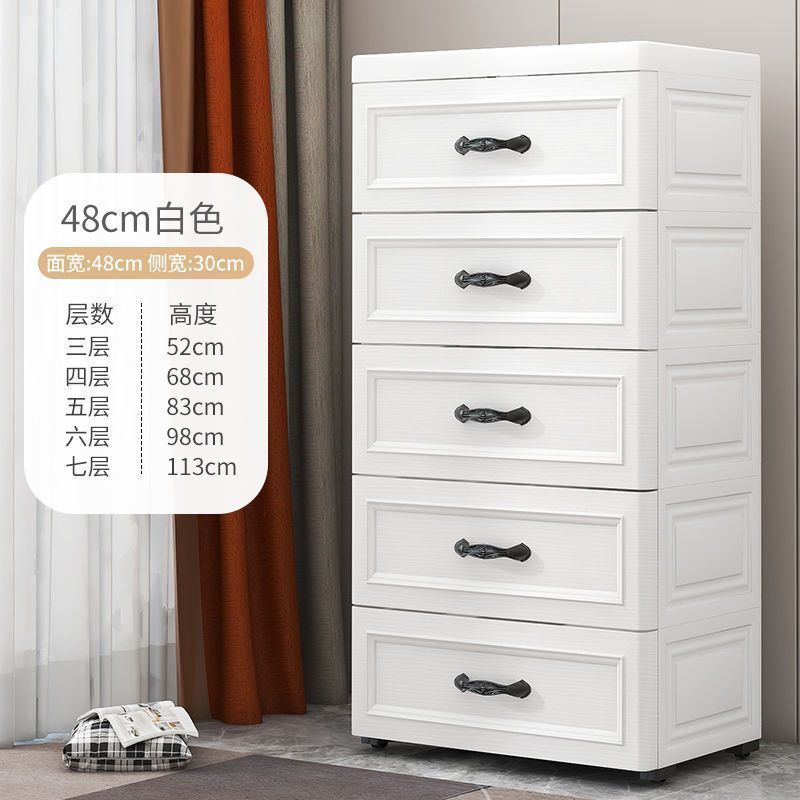 Modular Plastic Drawer Storage Cabinet