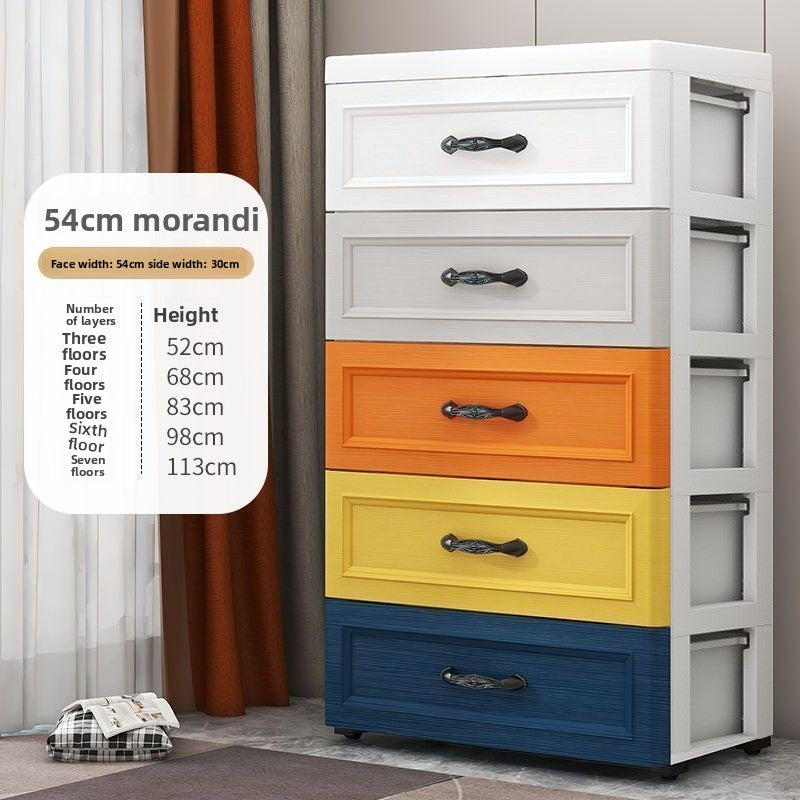 Modular Plastic Drawer Storage Cabinet