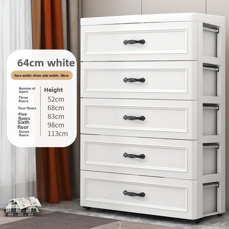 Modular Plastic Drawer Storage Cabinet