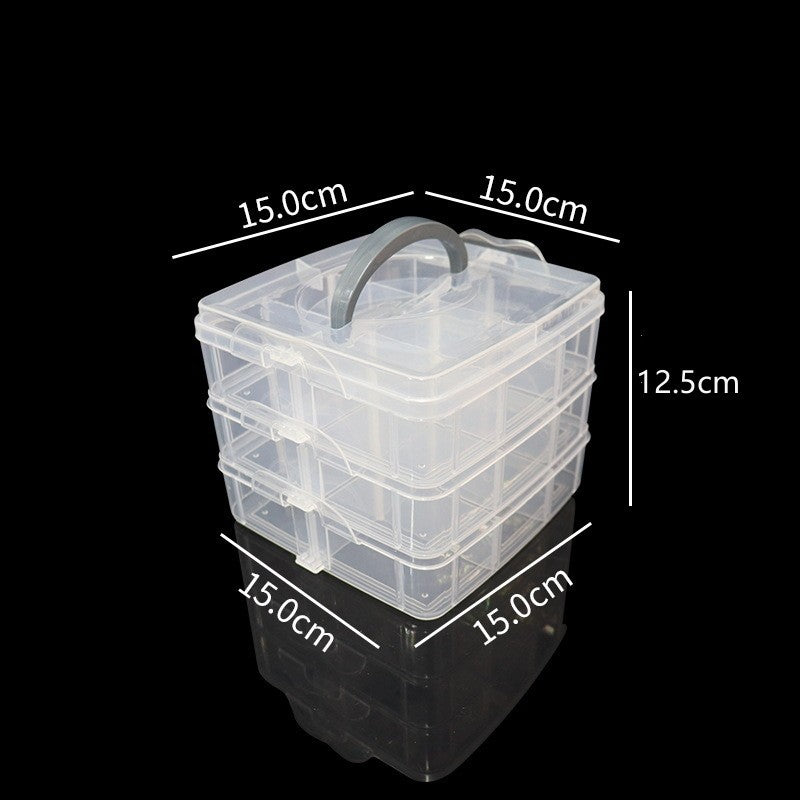 Modular Plastic Storage Organizer Box