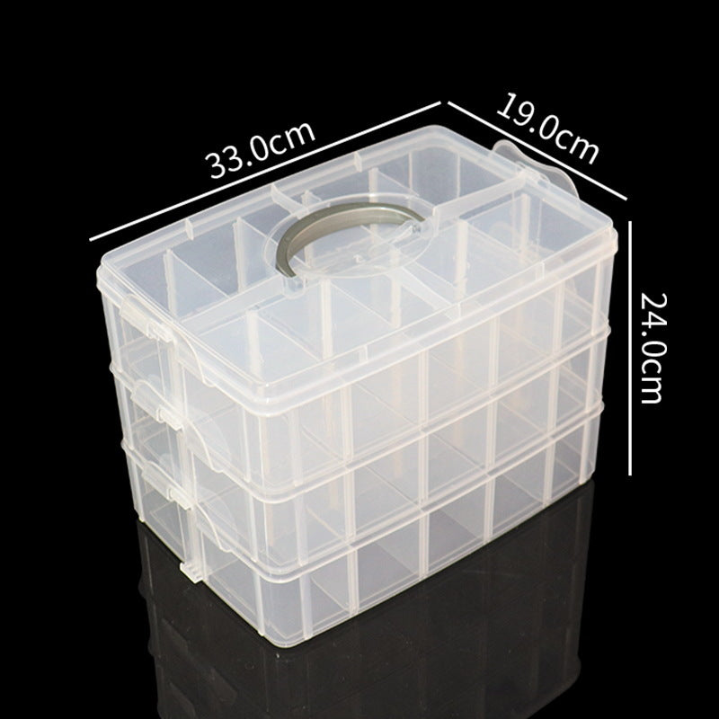 Modular Plastic Storage Organizer Box