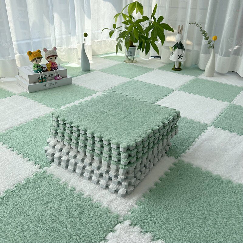 Modular Plush Carpet Squares