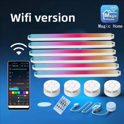 Modular RGB LED Wall Light with Bluetooth/WiFi Control