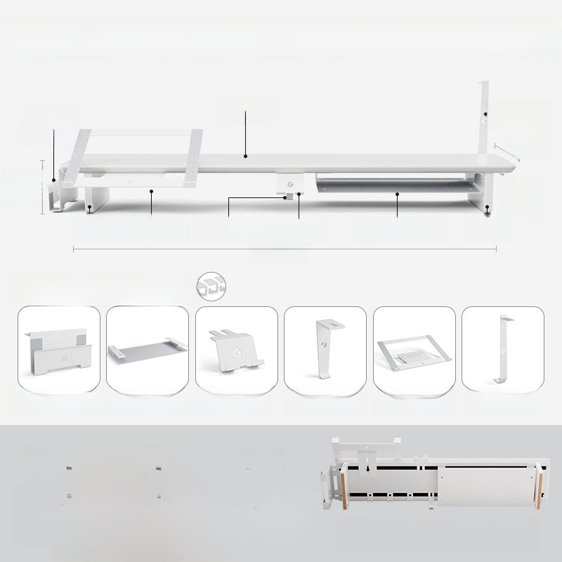 Modular Solid Wood Monitor Riser Stand with Accessory Compatibility