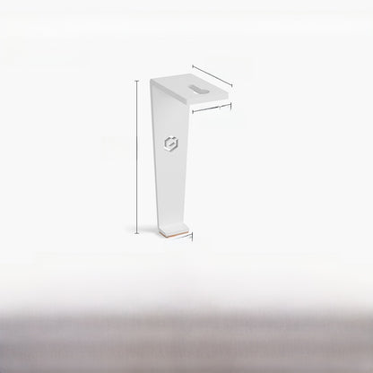 Modular Solid Wood Monitor Riser Stand with Accessory Compatibility