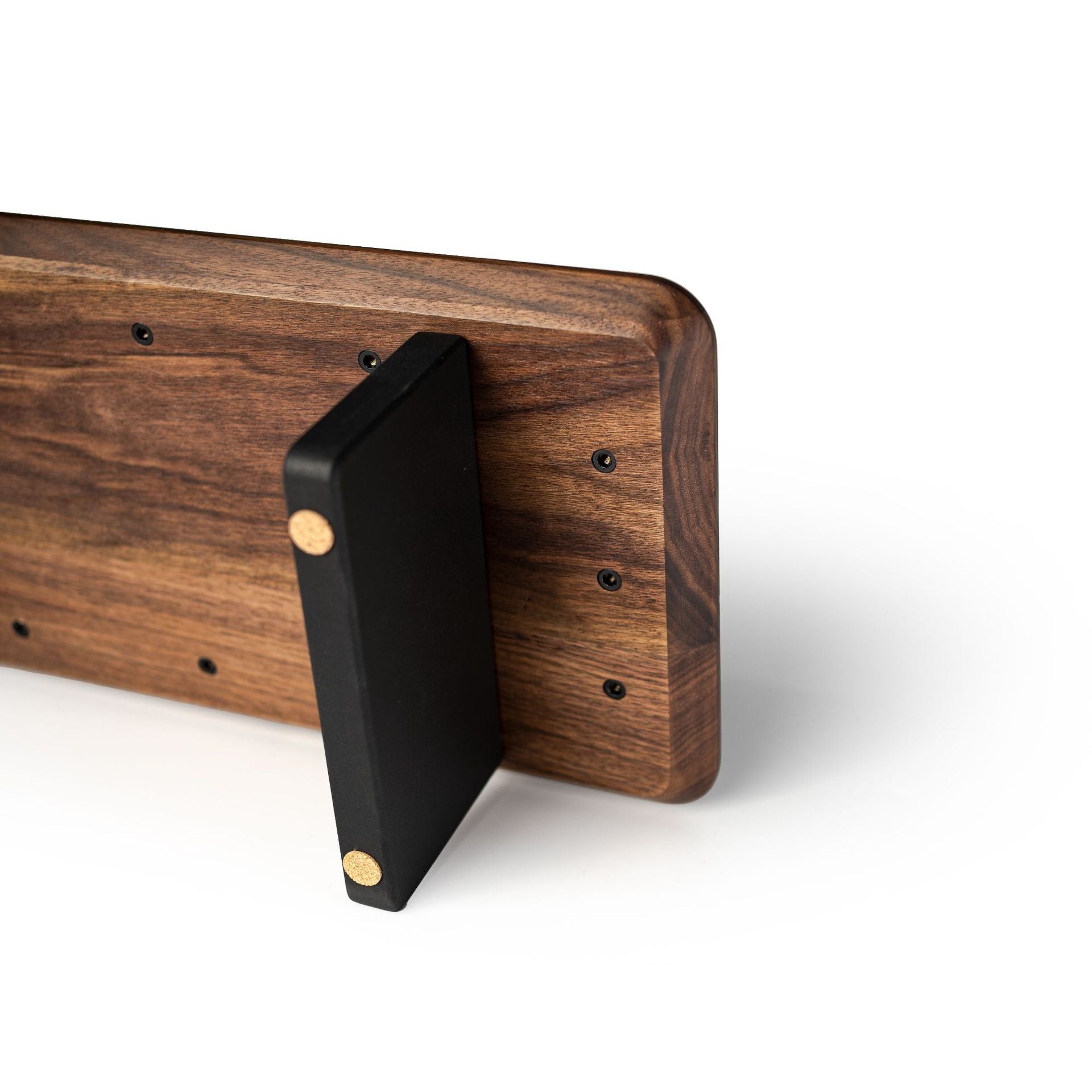 Modular Solid Wood Monitor Stand with Storage