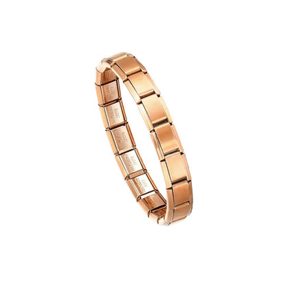 Modular Stainless Steel Elastic Bracelet