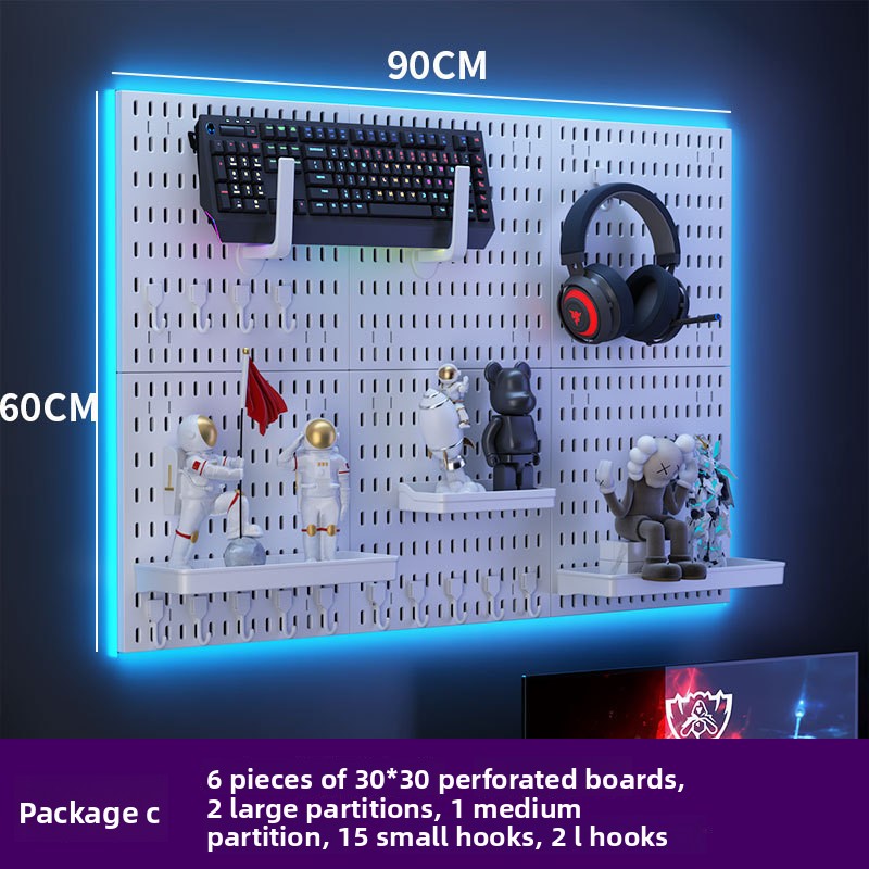 Modular Storage Pegboard Panels