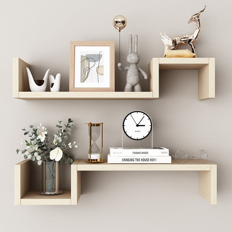 Modular Wall Mounted Shelf Grid Organizer