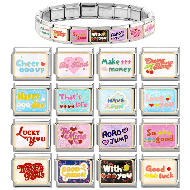 module letter bracelet
