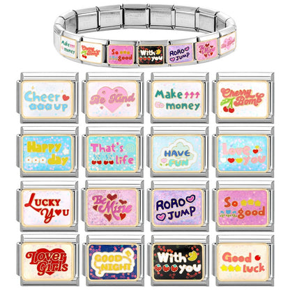 module letter bracelet