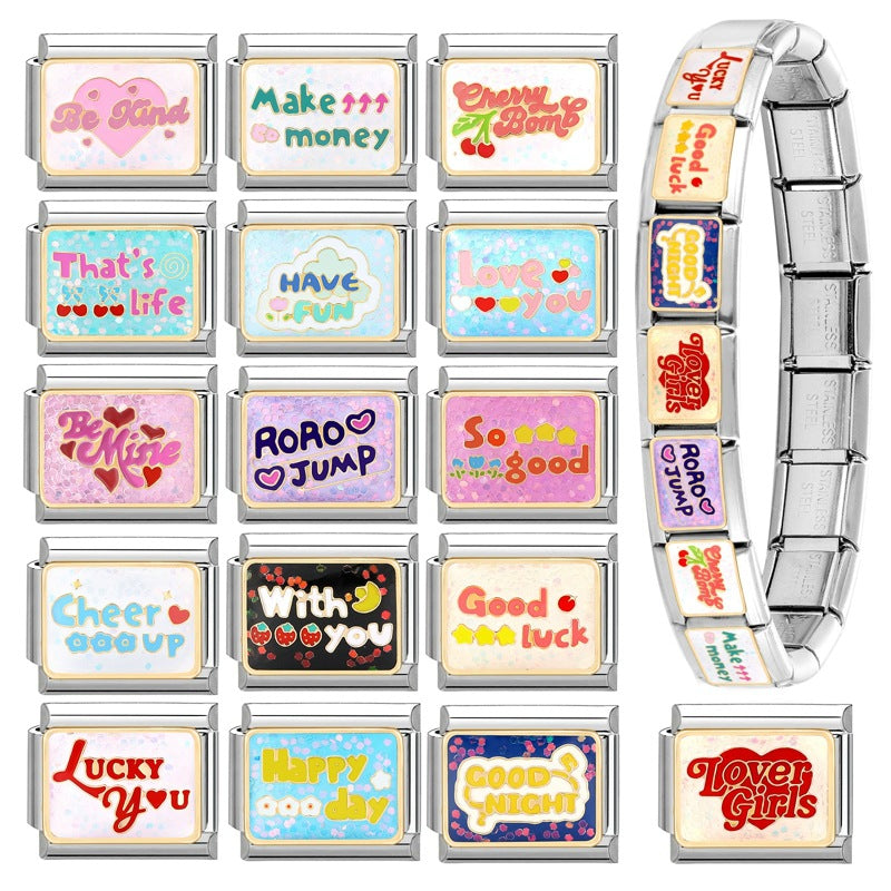 module letter bracelet