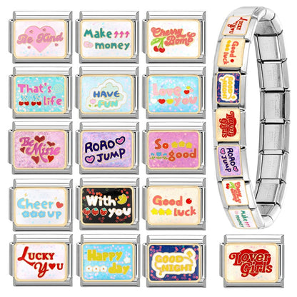 module letter bracelet