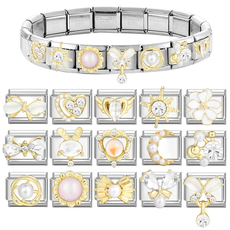 Module stitching bracelet DIY