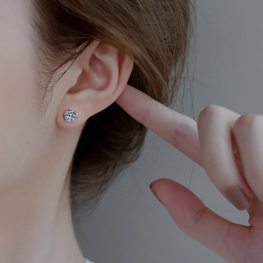 moissanite earrings