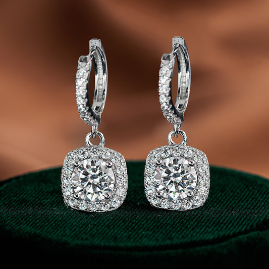 Moissanite earrings