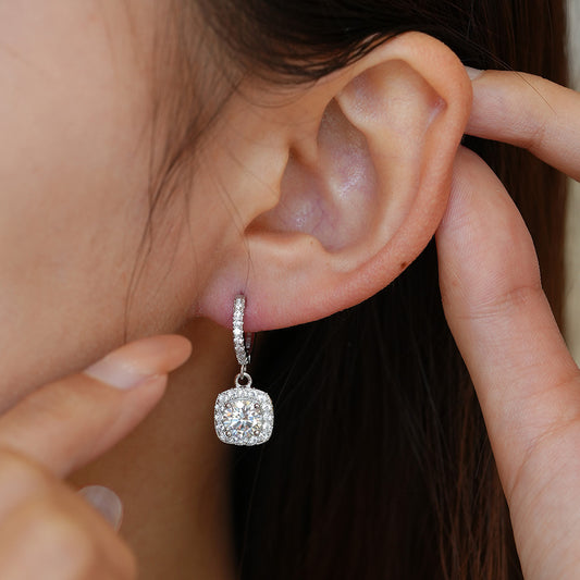 Moissanite earrings