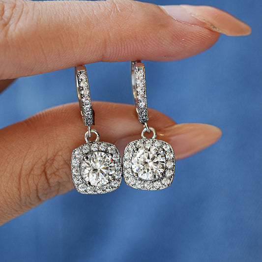 Moissanite earrings