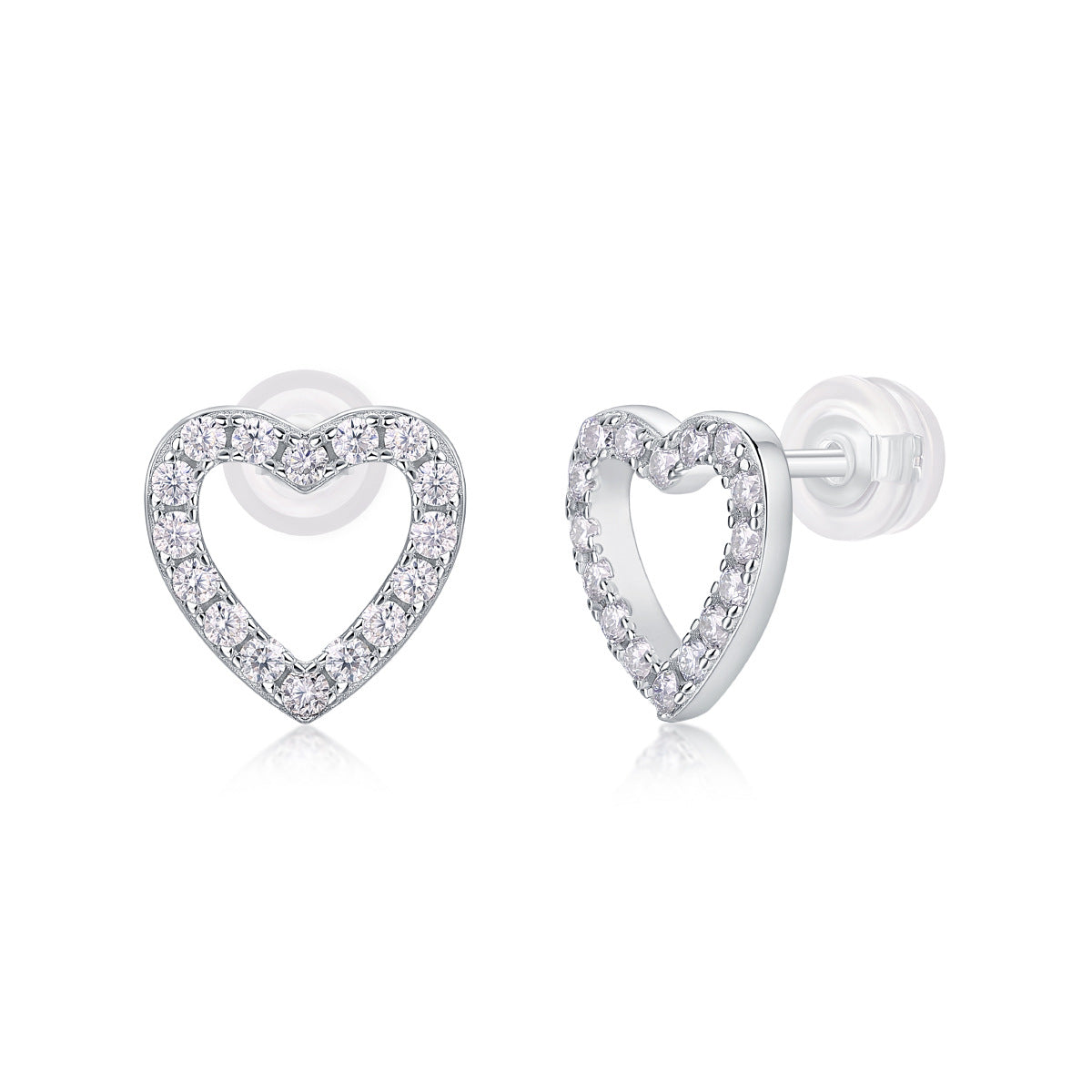 Moissanite Geometric Earrings