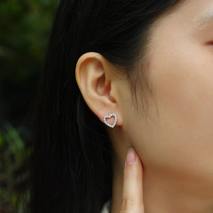 Moissanite Geometric Earrings