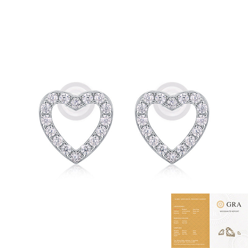 Moissanite Geometric Earrings