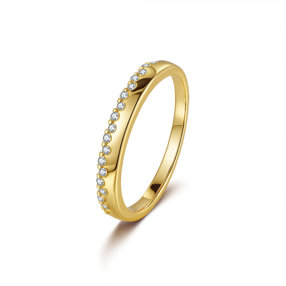 Moissanite ring