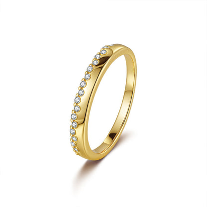 Moissanite ring