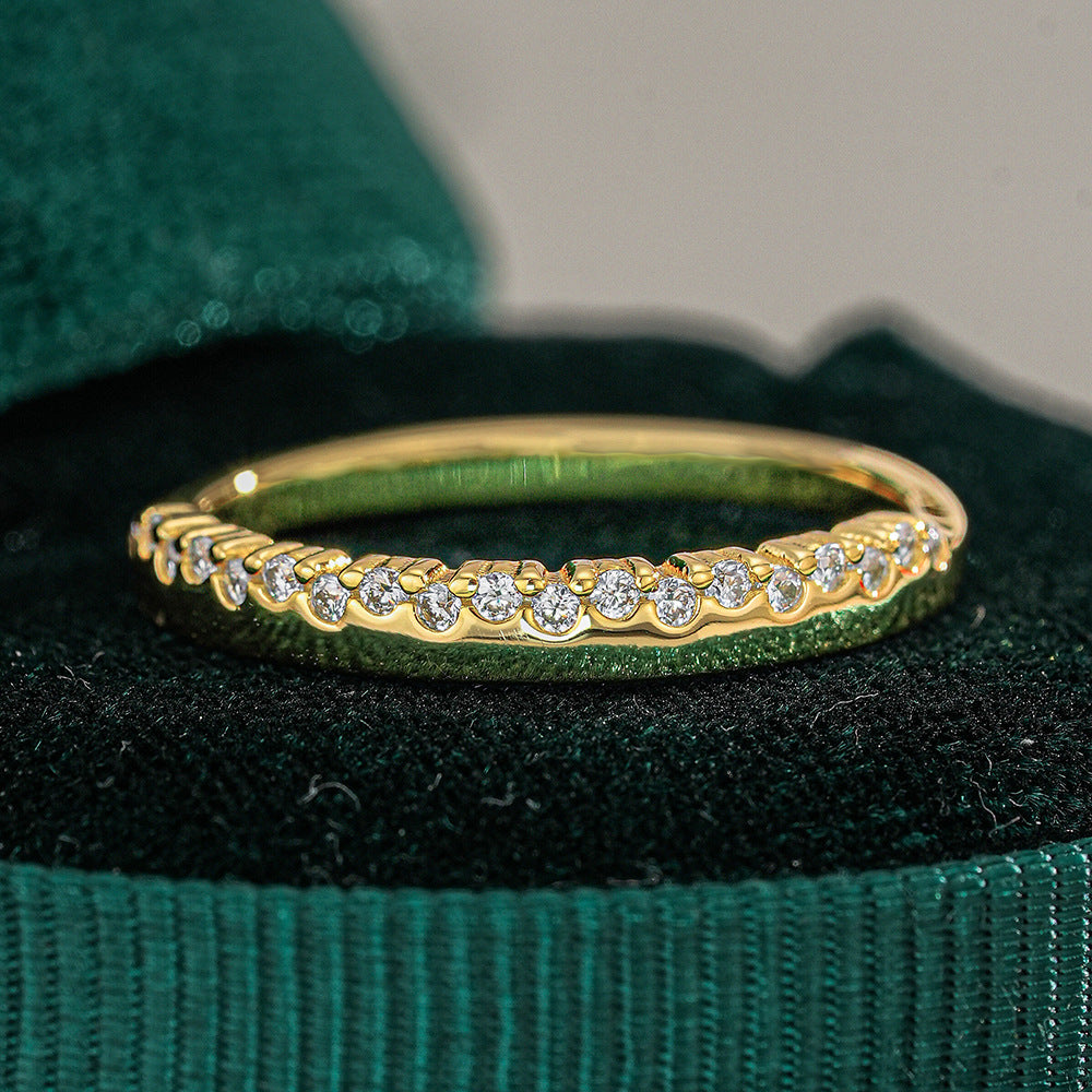 Moissanite ring