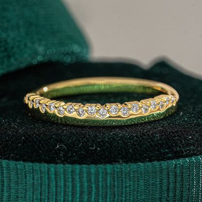 Moissanite ring