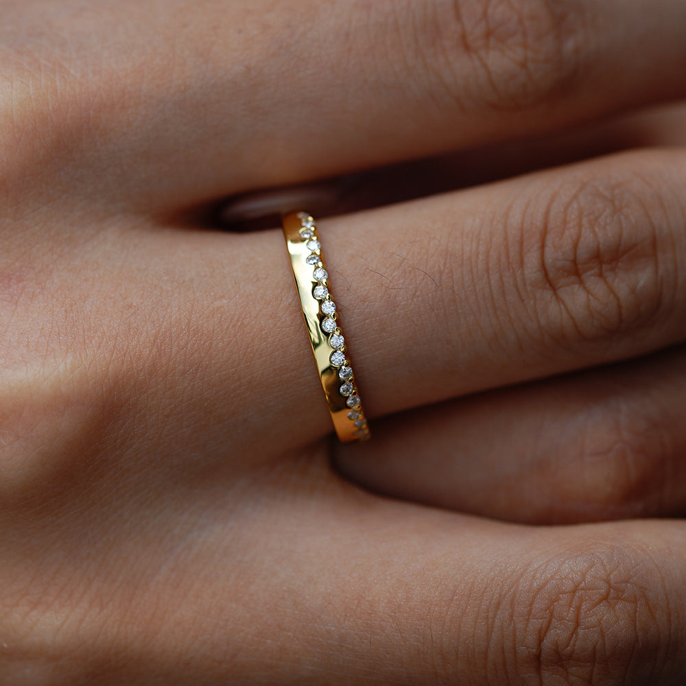 Moissanite ring