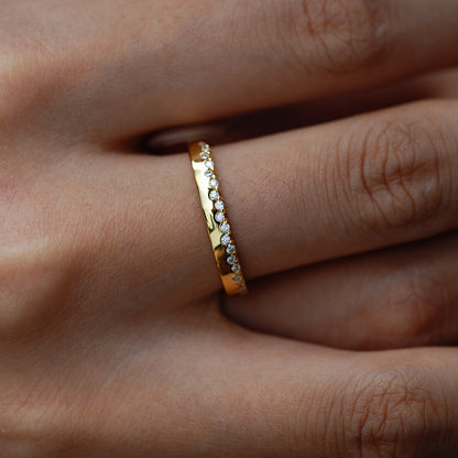 Moissanite ring