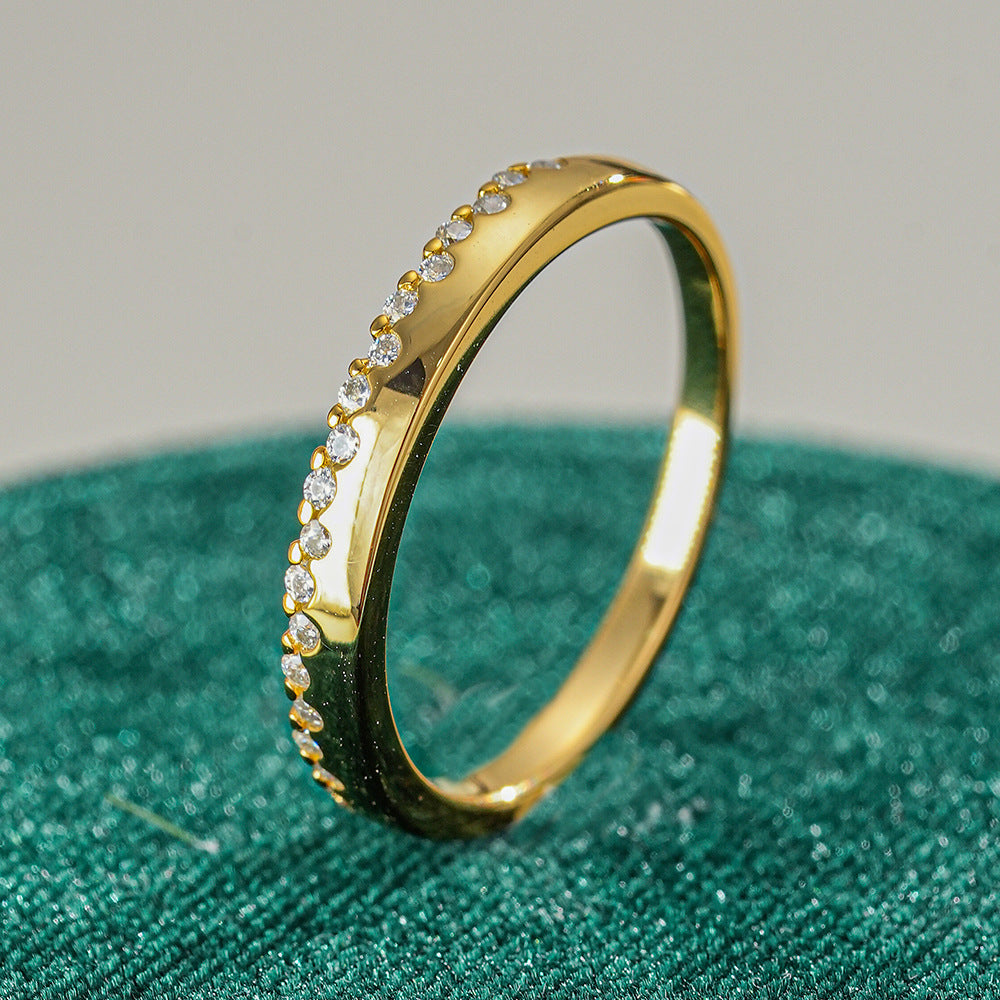 Moissanite ring