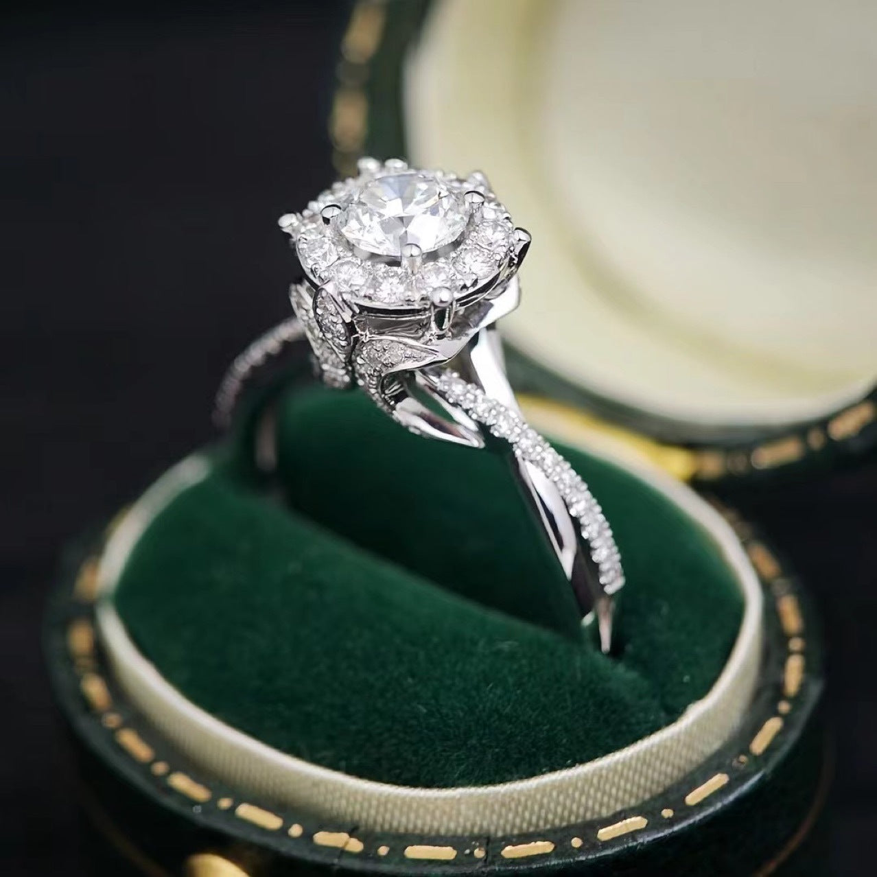moissanite ring
