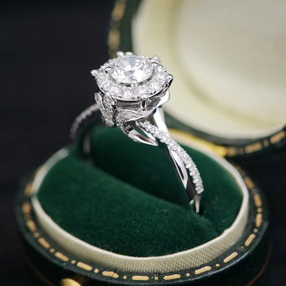 moissanite ring