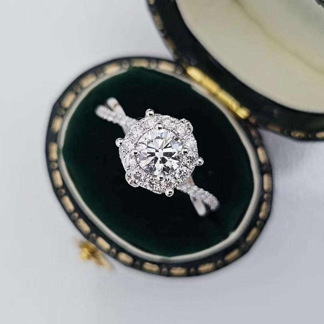 moissanite ring