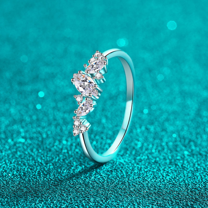 Moissanite ring