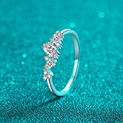 Moissanite ring