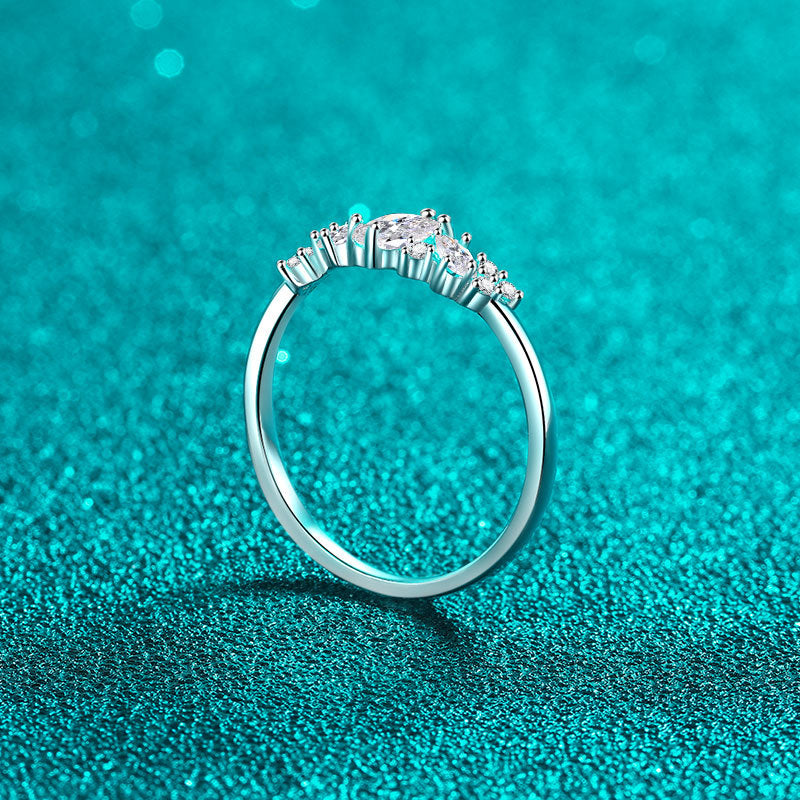 Moissanite ring
