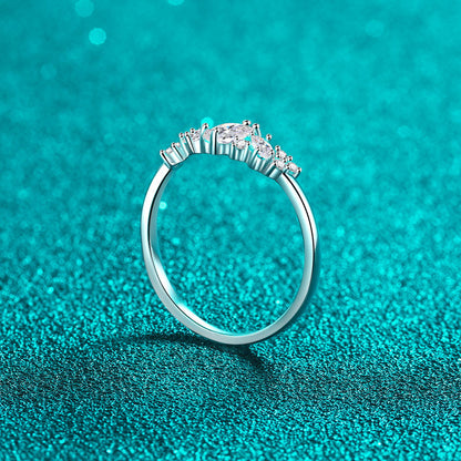 Moissanite ring