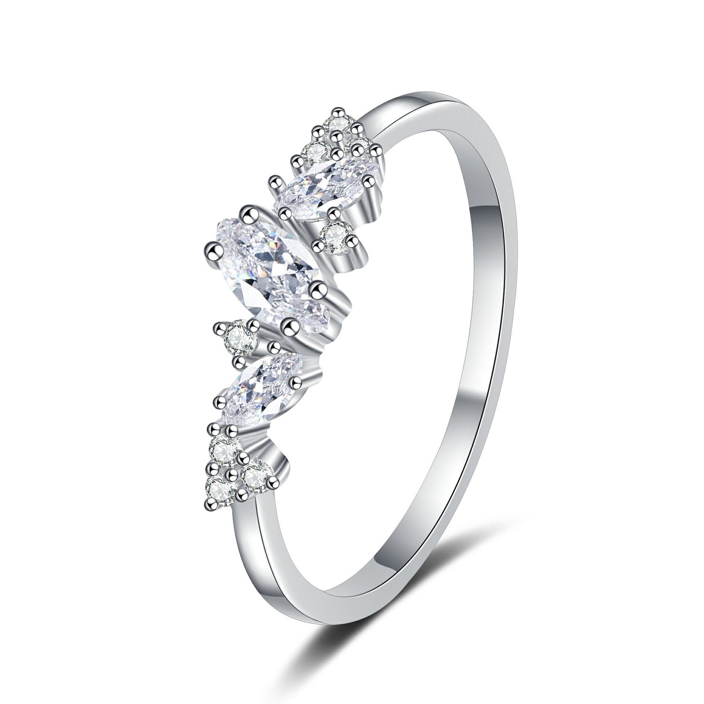 Moissanite ring