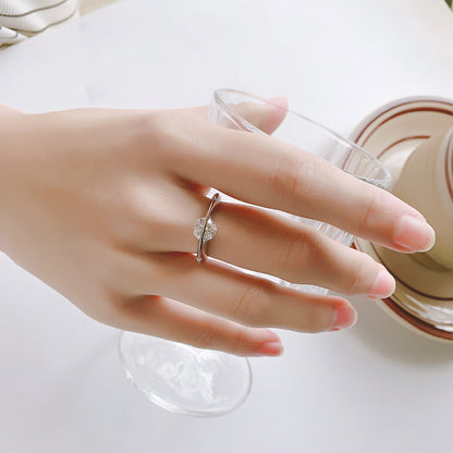Moissanite ring