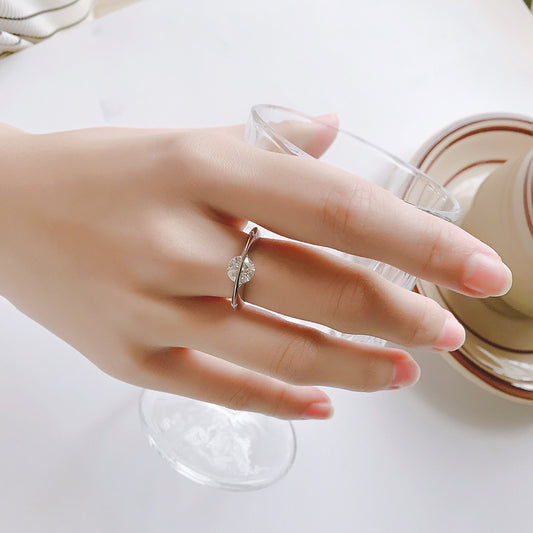 Moissanite ring